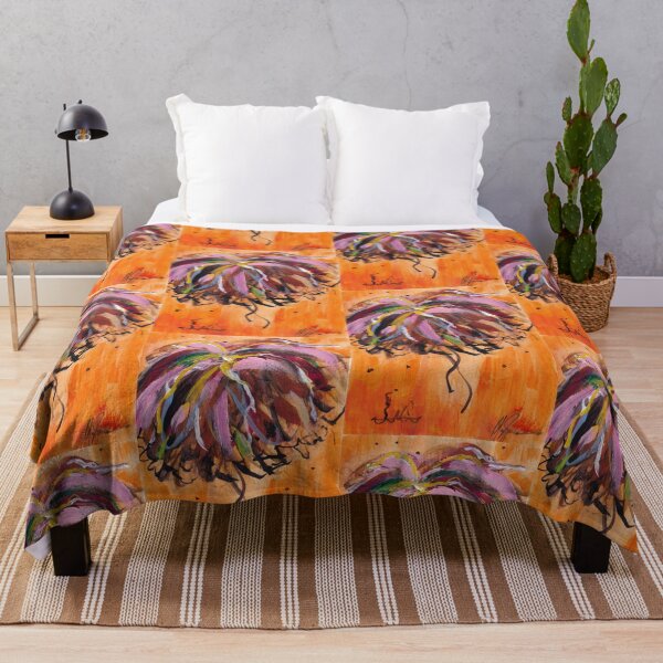 Item preview, Dancing Flower - Orange  designed and sold by mary garrone studio.