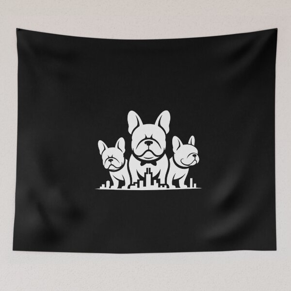 Item preview, French Bulldog Squad Goals - Frenchie Silhouette Urban Style designed and sold by Reichcorp.