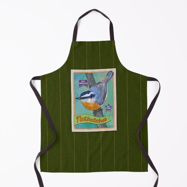 Item preview, Backyard All-Stars Nuthatch designed and sold by rorabeenie.