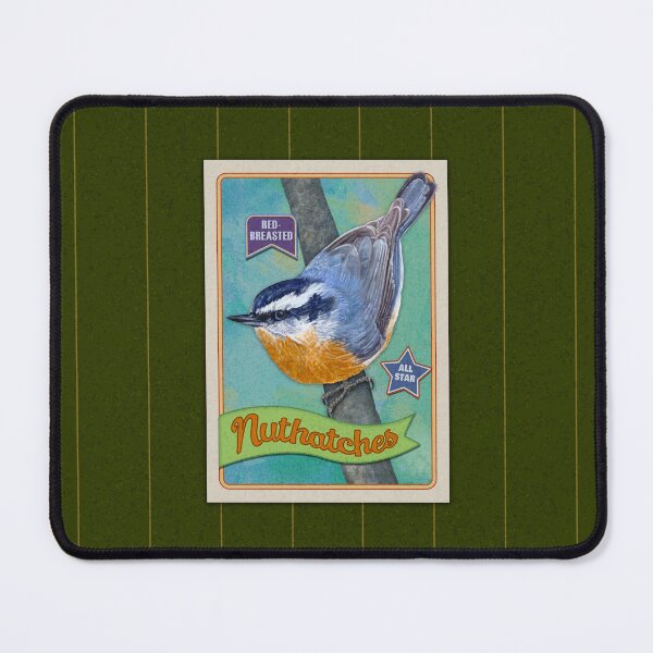Item preview, Backyard All-Stars Nuthatch designed and sold by rorabeenie.