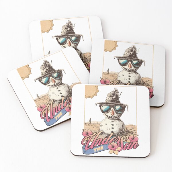 Item preview, Under the Sun – Melting Snowman Desert Design designed and sold by Closeddog.
