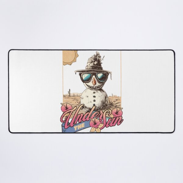 Item preview, Under the Sun – Melting Snowman Desert Design designed and sold by Closeddog.