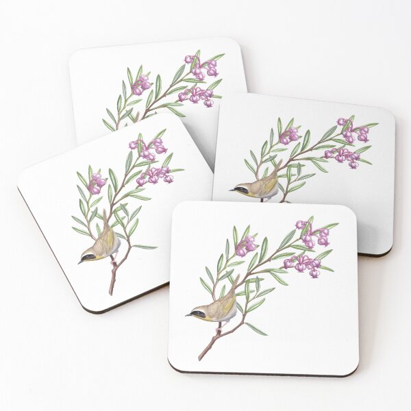 Item preview,  Common Yellowthroat on Wild Rosemary designed and sold by JadaFitch.
