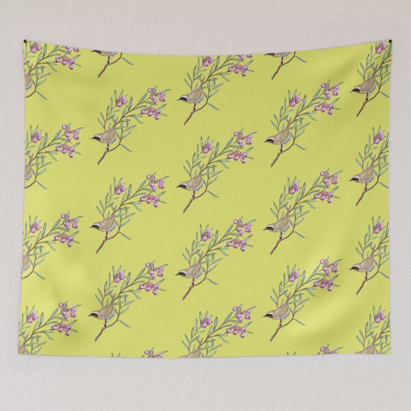 Item preview,  Common Yellowthroat on Wild Rosemary designed and sold by JadaFitch.
