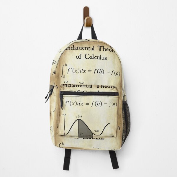 Item preview, Nerdy Vintage Fundamental Theorem of Calculus Math Science Teacher Black Text Parchment designed and sold by MathWare MathClips.