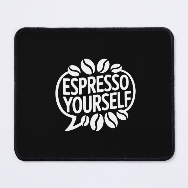 Item preview, Espresso Yourself: Coffee Bean Wordplay Tees & Artistic Fonts designed and sold by Reichcorp.