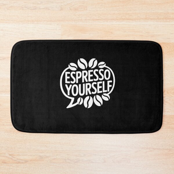 Item preview, Espresso Yourself: Coffee Bean Wordplay Tees & Artistic Fonts designed and sold by Reichcorp.