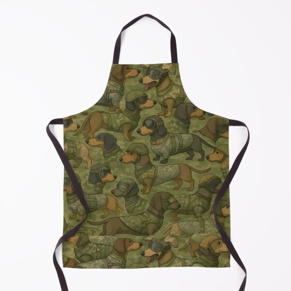 Item preview, Camouflage Dachshund Army Pattern – Military Style Dog Design designed and sold by anniejunoaxie.