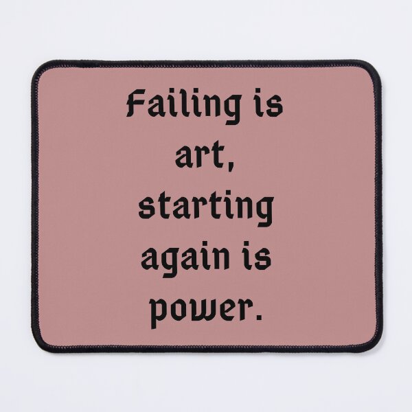 Item preview, The Art of Starting Again designed and sold by UrbanPrts.