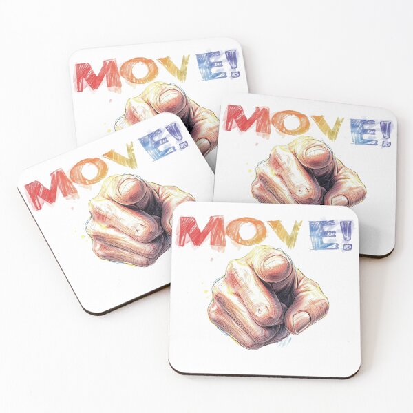 Item preview, Move! – Motivational Pointing Hand designed and sold by AndrewYoko.
