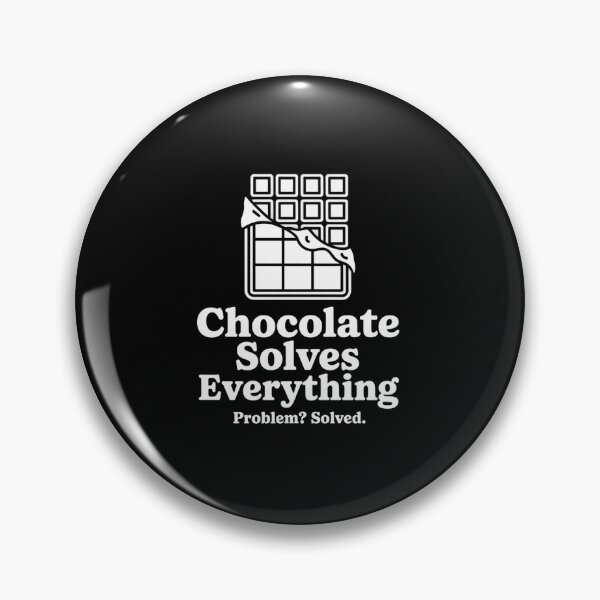 Item preview, Chocolate Solves Everything - Cozy Comfort T-Shirt designed and sold by Reichcorp.