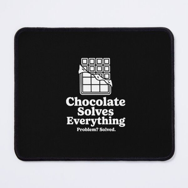 Item preview, Chocolate Solves Everything - Cozy Comfort T-Shirt designed and sold by Reichcorp.