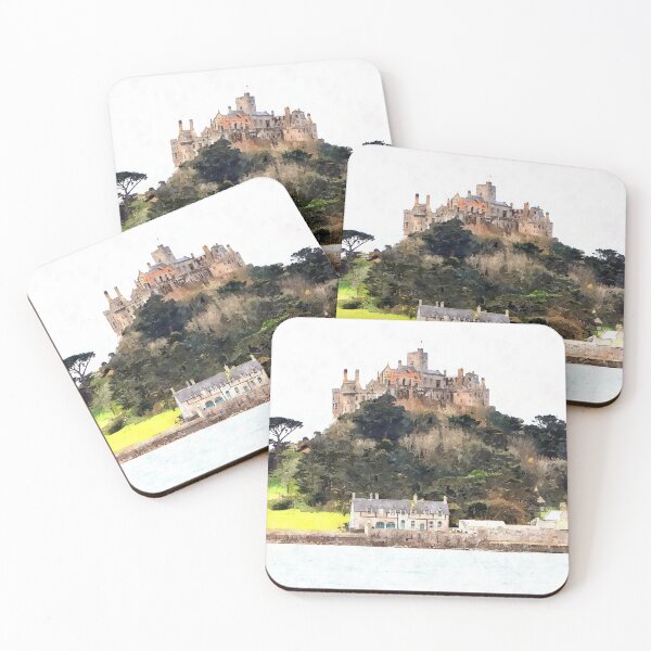 Item preview, St Michael's Mount, Cornwall designed and sold by Trevor Harvey Art.