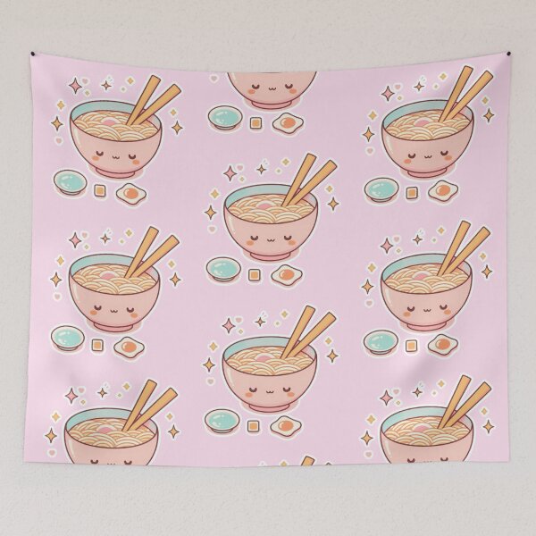 Item preview, Cute Kawaii Ramen Bowl – Adorable Anime Manga Noodle Lover Design designed and sold by Sugar Wisdom .