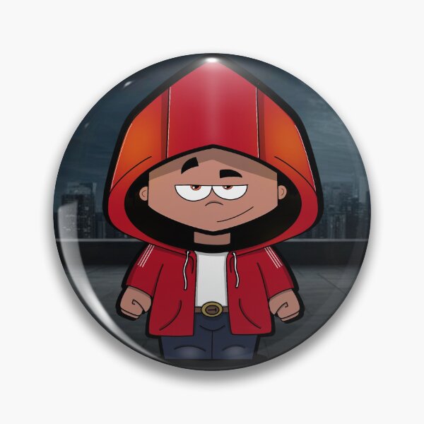 Item preview, Cute boy character in red hoodie designed and sold by Ezeian.