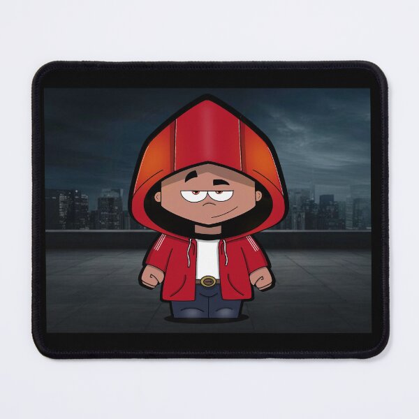 Item preview, Cute boy character in red hoodie designed and sold by Ezeian.