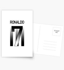 Ronaldo Juventus Football Number 7 Postcards