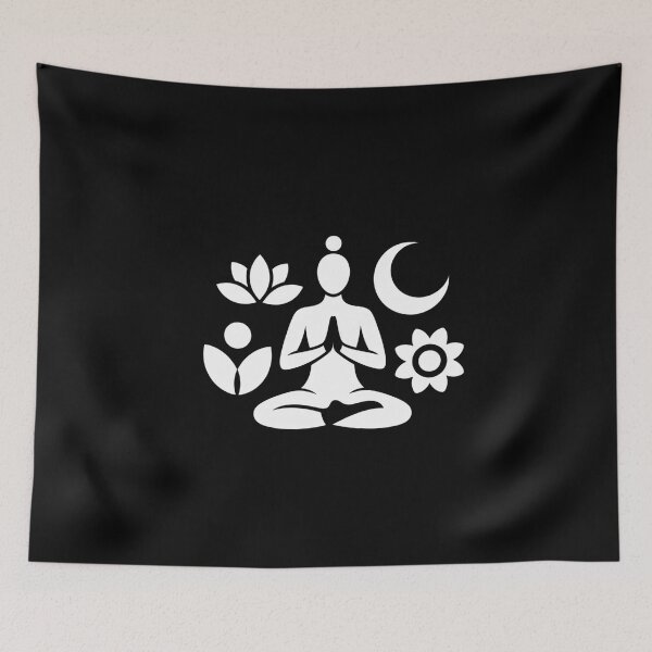 Item preview, Yoga Poses & Mindfulness Zen T-Shirt - Peaceful Balance designed and sold by Reichcorp.