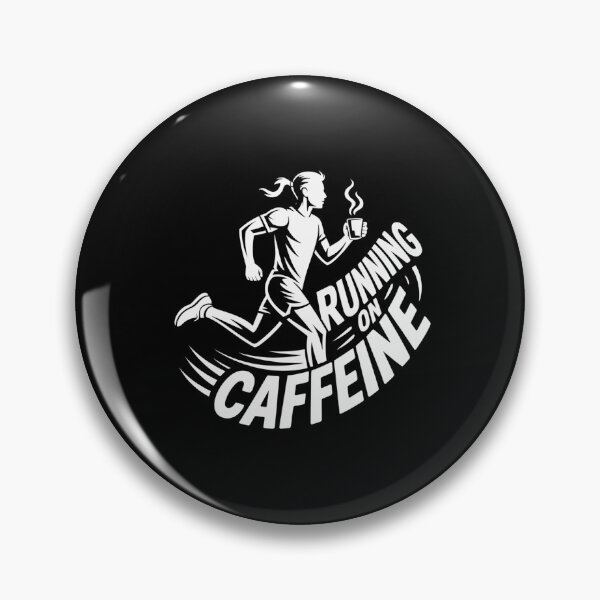 Item preview, Running On Caffeine - Runner & Coffee Cup Design designed and sold by Reichcorp.