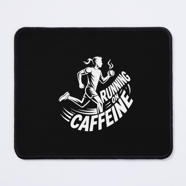Item preview, Running On Caffeine - Runner & Coffee Cup Design designed and sold by Reichcorp.
