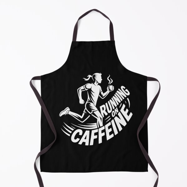 Item preview, Running On Caffeine - Runner & Coffee Cup Design designed and sold by Reichcorp.