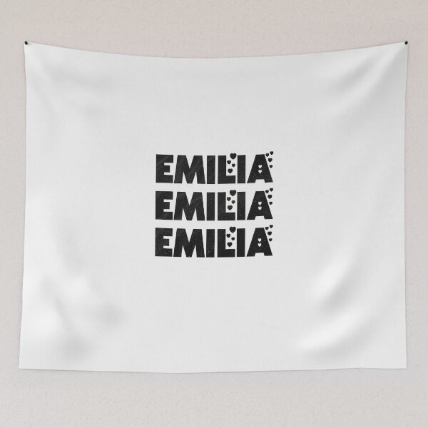 Item preview, Emilia Personalized Custom Girl Name designed and sold by Watsonarts.
