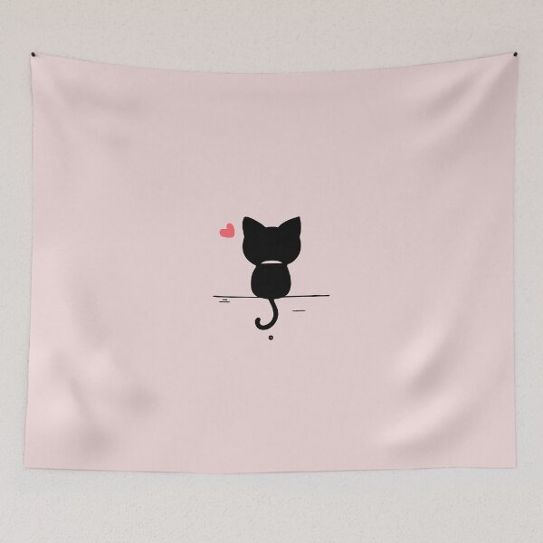 Item preview, Cat Heart (fc) designed and sold by XUSRedbubble.