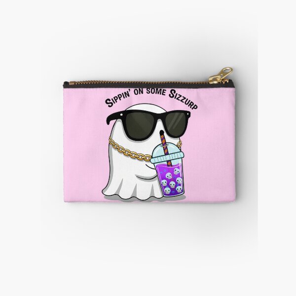 Item preview, Sippin’ on Some Sizzurp Ghost – Ghost Boba Drink Sticker designed and sold by VelvetChaosCove.