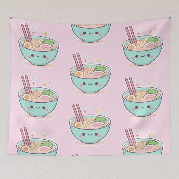 Item preview, Cute Kawaii Ramen Bowl – Adorable Anime Manga Noodle Lover Design designed and sold by Sugar Wisdom .