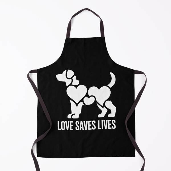 Item preview, Rescue Dog Adoption Tees - Love Saves Lives Modern Design designed and sold by Reichcorp.