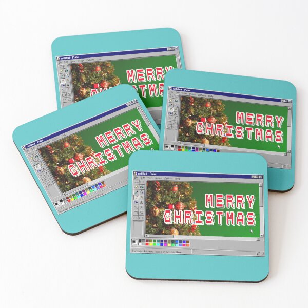 Item preview, Merry Christmas — Retro Pixel Art Edition designed and sold by DesignsByMom.