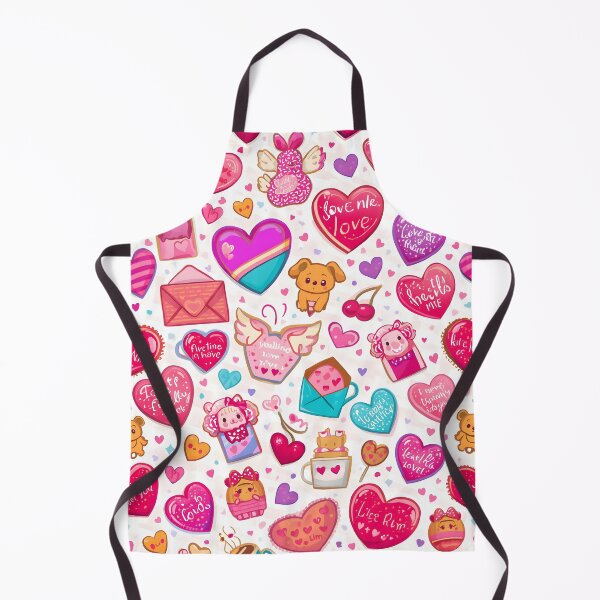 Item preview, Vibrant Kawaii Valentine's Day Seamless Pattern with Hearts and Cute Bears designed and sold by MoonlitDoodles1.