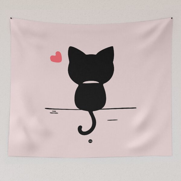 Item preview, Cat Heart (fc) I designed and sold by XUSRedbubble.