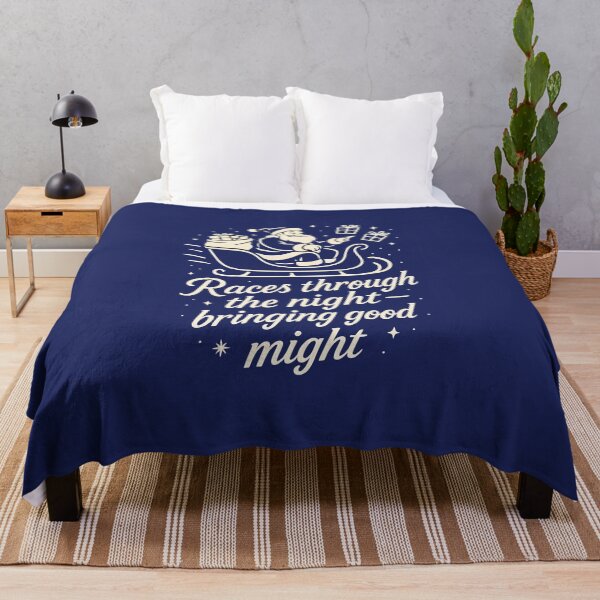 Item preview, Santa in Sleigh — “Races through the night — bringing good might” designed and sold by Les-Ink-Studio.