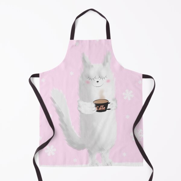 Item preview, white winter cat designed and sold by LiudmylaMaika.