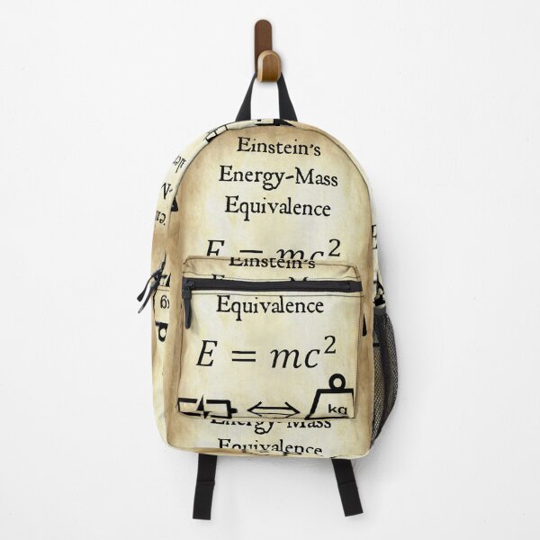 Item preview, Nerdy Vintage Einstein's Energy Mass Equivalence Math Science Teacher Black Text Parchment designed and sold by MathWare MathClips.