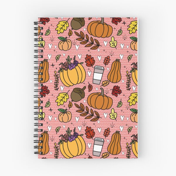 Item preview, Pumpkin Spice & Everything Nice | Cozy Fall Seamless Pattern | Hand-Drawn Autumn Pumpkins, Leaves, and Coffee Design designed and sold by annebmeadows.