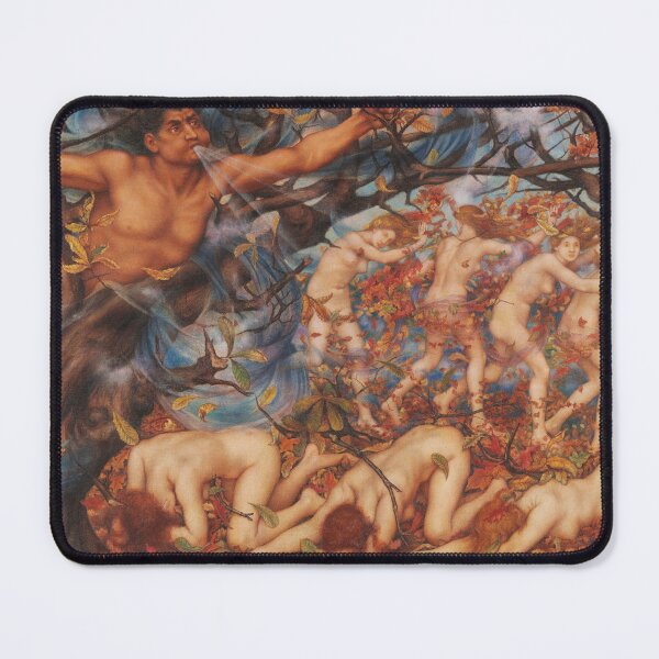 Item preview, Boreas and the Fallen Leaves - Evelyn de Morgan designed and sold by forgottenbeauty.