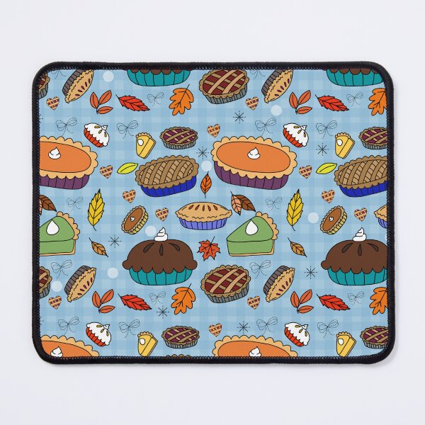 Item preview, Sweet as Pie | Cozy Fall Dessert Seamless Pattern | Hand-Drawn Thanksgiving Pies and Autumn Leaves Design designed and sold by annebmeadows.