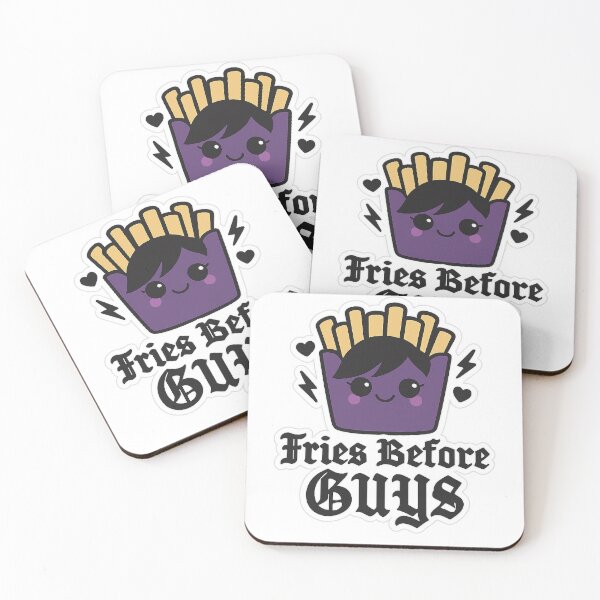 Item preview, Fries Before Guys – Gothic Emo Kawaii Fries Design designed and sold by CherrylCreation.