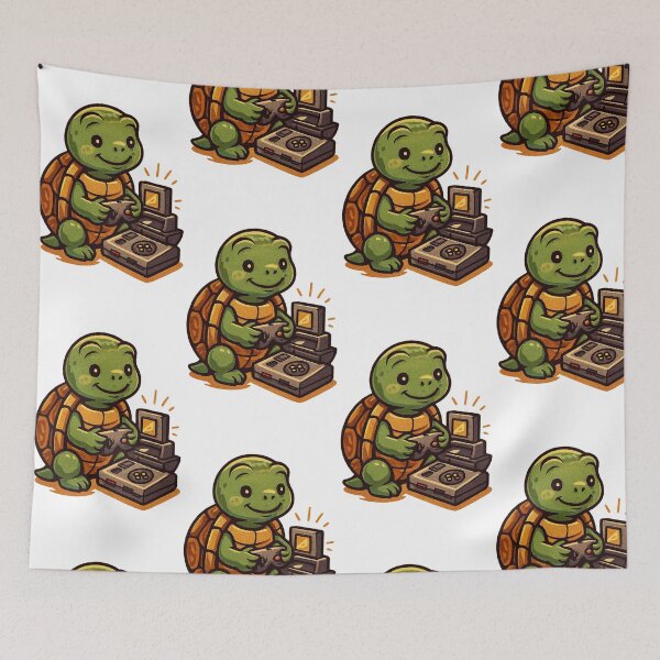 Item preview, Retro Turtle Gamer, Classic Console Design designed and sold by E.D.CH designs..