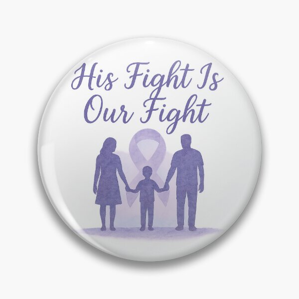 Item preview, “His Fight Is Our Fight” designed and sold by Stronger Than the Storm.