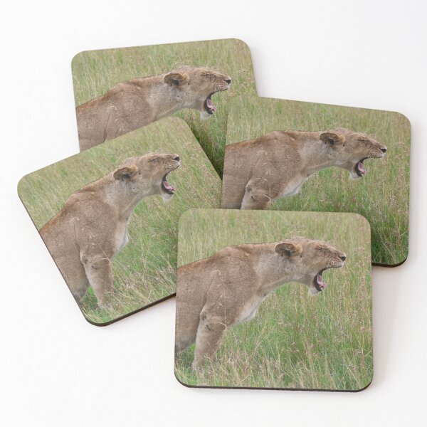 Item preview, A Lioness Yawns on the Serengeti designed and sold by KristalStittle.