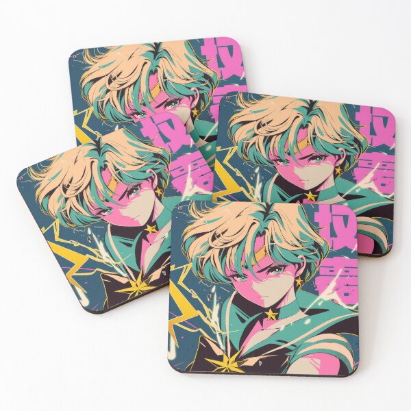 Item preview, Sailor Uranus Neon Bright Cover  designed and sold by AnimeArsenalPrints.
