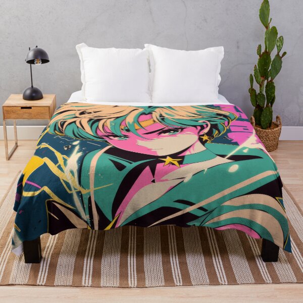 Item preview, Sailor Uranus Neon Bright Cover designed and sold by AnimeArsenalPrints.