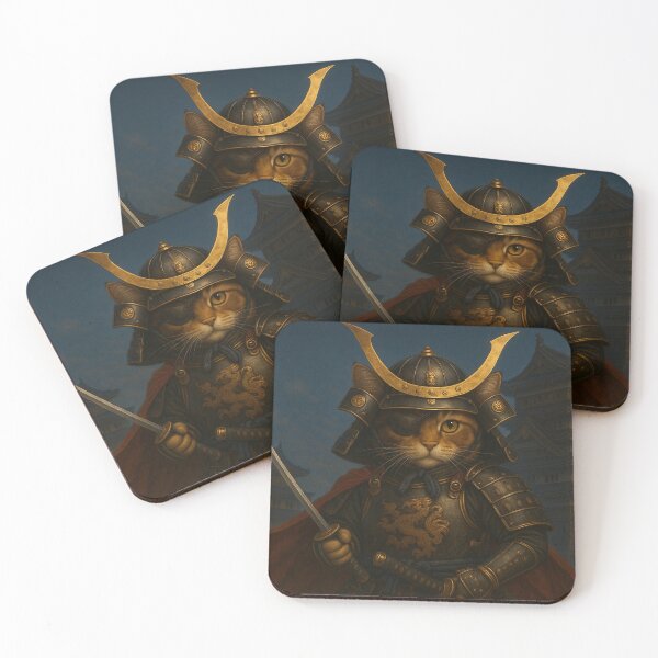 Item preview, “Moon Crest Samurai: The One-Eyed Cat Lord” designed and sold by ポチDX.