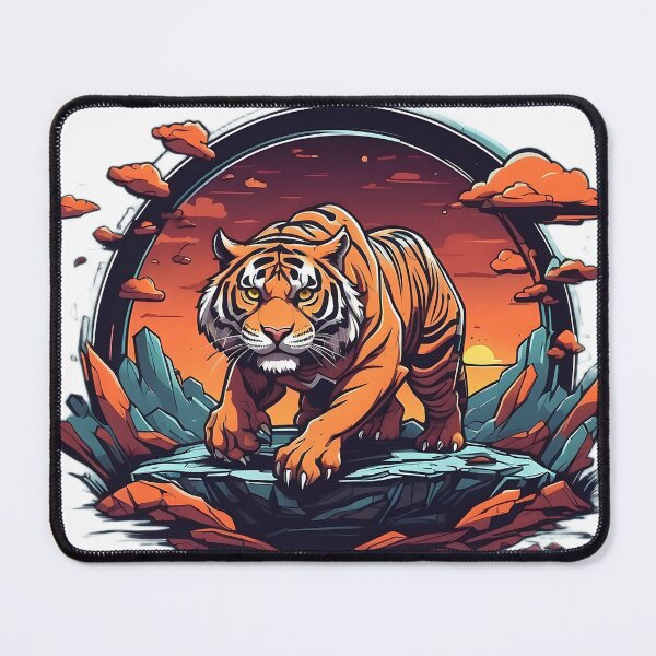 Item preview, tiger kidnapped by a UFO designed and sold by Karaz's Animal Kingdom.