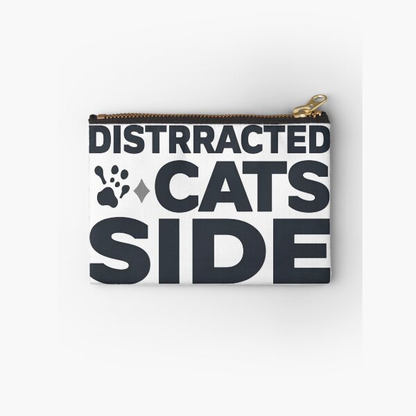 Item preview, Easily Distracted by Cats Side Quests T‑Shirt – Funny Gamer Cat Lover Tee, RPG Side Quest Humor, Nerdy Feline Gift​​ designed and sold by GAIDREDA.