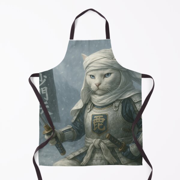 Item preview, Blade of Bishamonten: The Snowfield Samurai Cat designed and sold by ポチDX.