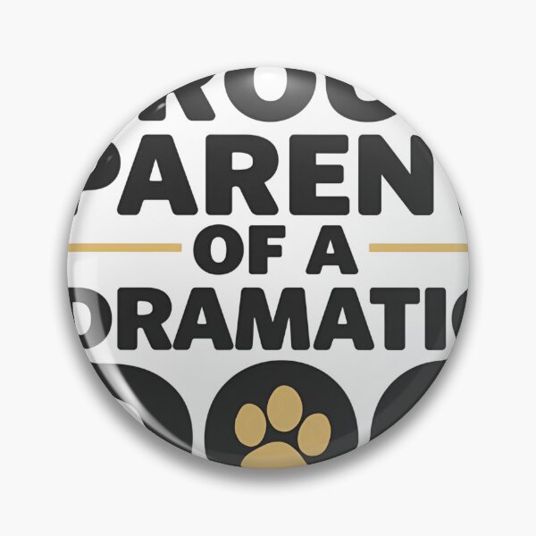 Item preview, Proud Parent of a Dramatic Dog T‑Shirt – Funny Dog Parent Tee, Overly Dramatic Pup Humor, Dog Mom Dad Gift designed and sold by GAIDREDA.